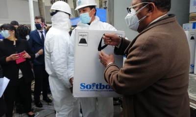Arribó a Bolivia un nuevo lote de 100.620 dosis de vacunas Pfizer del mecanismo Covax.