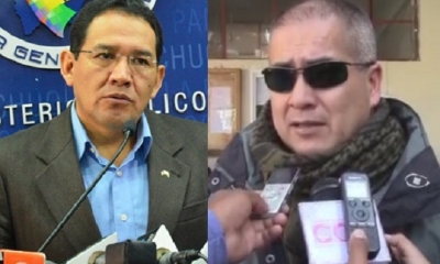 Fiscal Ramiro Guerrero y Vladimir Monje/Foto. Kandire
