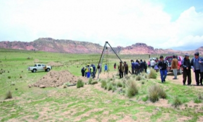 Los comunarios ofrecen alquilar los terrenos a la empresa/Foto. RRSS