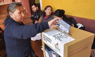 La votación del domingo 20 de octubre, elecciones que fueron anuladas por fraude. / Foto: Archivo