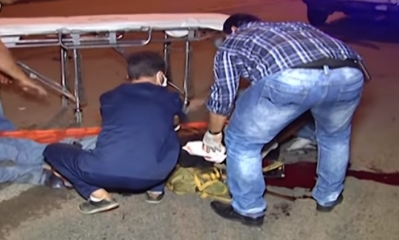 El hombre fue llevado a un hospital de Cotoca/Foto. RRSS