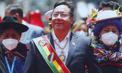 Arce fue posesionado hace un mes como Presidente de Bolivia | Foto: AP