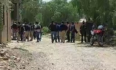Lugar donde se realizan pericias policiales. Foto: Agencia en Línea.