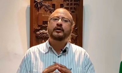 El presidente del Comité pro Santa Cruz, Rómulo Calvo