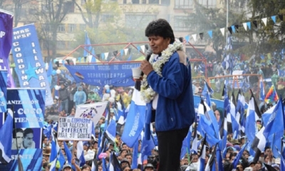 El presidente Evo Morales podrá ser candidato en las elecciones de 2019. Foto: Archivo