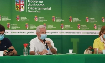 El gobernador Rubén Costas 