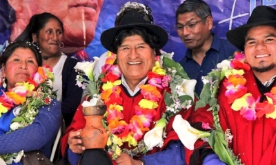 El expresidente y líder del Movimiento Al Socialismo, Evo Morales