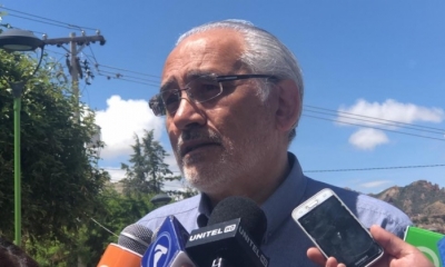 El candidato a la presidencia por la alianza Comunidad Ciudadana, Carlos Mesa