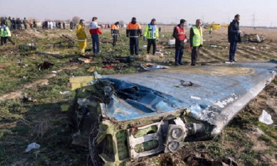 El avión ucraniano cayó el último martes y fallecieron los 176 pasajeros. | Fuente: AFP 