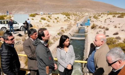 El desvío del río internacional Lauca fue visitado en su territorio por el Chileno José miguel insulsa, Ex Agente ante la Haya.