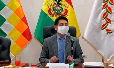 El viceministro de Coordinación Gubernamental, Israel Alanoca