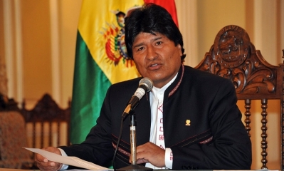 El presidente Evo Morales