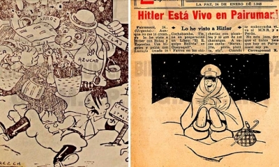 Sátiras sobre Hitler publicadas en los años ’40.