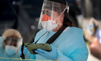 EE.UU. registra nuevo récord diario con más de 53 000 contagios de coronavirus. | Fuente: AFP
