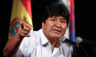El expresidente Evo Morales