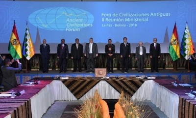 Foro de Civilizaciones Antiguas - II Reunión Ministerial. Foto: Cancillería de Bolivia