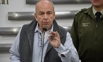 El ministro de Gobierno, Arturo Murillo.