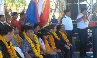 Evo Morales en Tarija/Foto. Captura de pantalla 