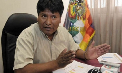 Víctor Hugo Vásquez, Gobernador de Oruro/Foto. RRSS