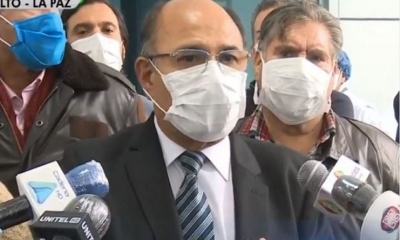 El ministro de Salud, Aníbal Cruz. / ABI