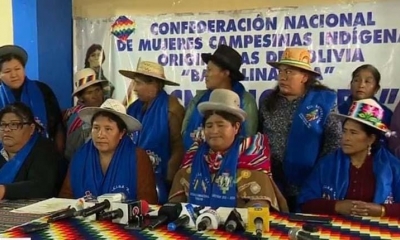 La Confederación Nacional de Mujeres Campesinas Indígenas Originarias (CNMCIOB) Bartolina Sisa 