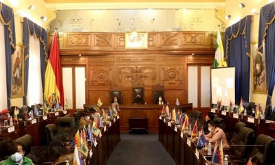 Una sesión anterior de la Cámara de Senadores. Foto. Prensa Senado