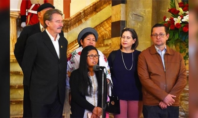 La presidenta del Senado, Eva Copa. | APG
