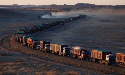 Baja el número de camiones que cruzan la frontera con Chile.