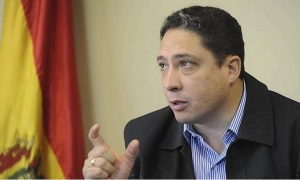 El domingo el ministro de Justicia y Transparencia Institucional, Héctor Arce. 