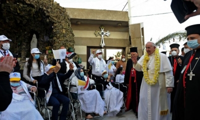 dos semanas de la visita del papa Francisco