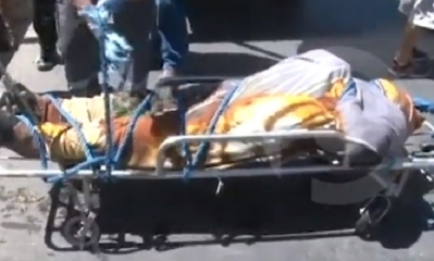 El cuerpo fue trasladado a la morgue/Foto. Captura de pantalla   