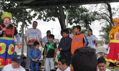 Los niños y niñas vivieron gratos momentos/Foto. Kreab