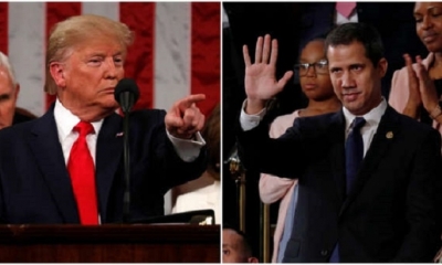 Donald Trump y Juan Guaidó