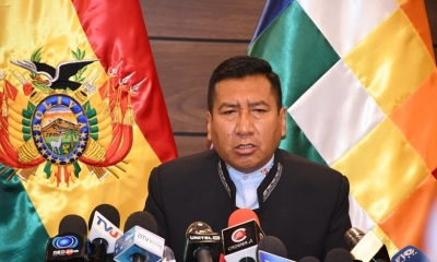 El presidente de la Cámara de Diputados, Freddy Mamani