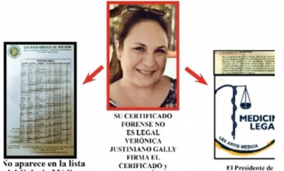 Verónica Justiniano, forense del caso violación grupal/Foto. Captura de pantalla