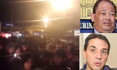 Los estudiantes se apostaron en la 6 de Marzo de El Alto/Foto Kandire