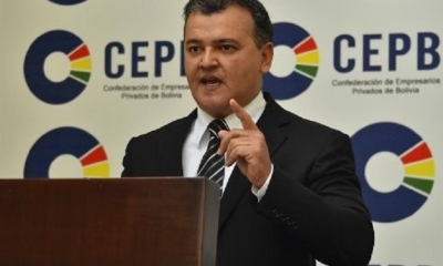 RonaRonald Nostas, presidente de la Confederación de Empresarios Privados de Bolivia/Foto. RRSS