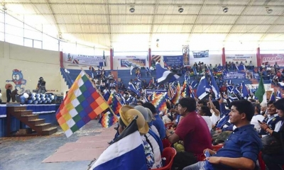 Municipio de Bermejo del departamento de Tarija, inició finalmente ayer el noveno congreso departamental del Movimiento Al Socialismo (MAS)