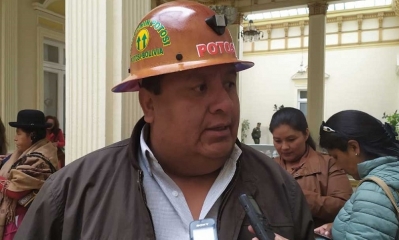 Senador Isla representa a los mineros cooperativistas. Foto: ERBOL.