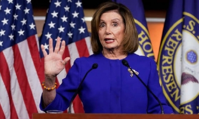 Nancy Pelosi, presidenta de la Cámara de Representantes del Congreso de EE.UU. | Fuente: 2020 Getty Images | Fotógrafo: WIN MCNAMEE