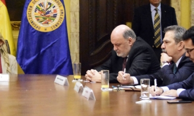 La OEA sostuvo una reunión con la OEA/Foto. ABI
