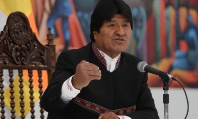 El presidente de Bolivia, Evo Morales