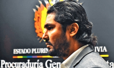 El procurador Pablo Menacho ayer sostuvo una reunión con la bancada del oficialismo. Foto: EL DEBER