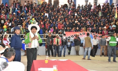 El presidente Evo Morales