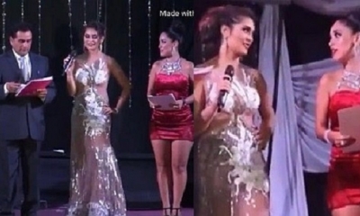 La Candidata Favia Chiang, estaba muy nerviosa. Foto: Ojo.pe