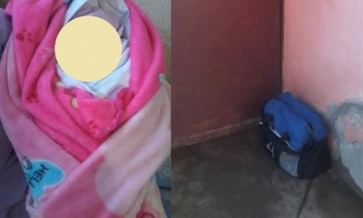La bebé fue encontrada en la madrugada/Foto. Kandire