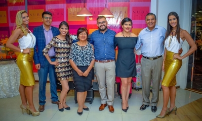 Andrea Forfori, Juan Carlos y Denisse Jaillita, Angélica Zeballos, Nelson Lanza, Britta Jaillita, José Luis Jaillita y Stephanie Wichtendahl/Foto. LG