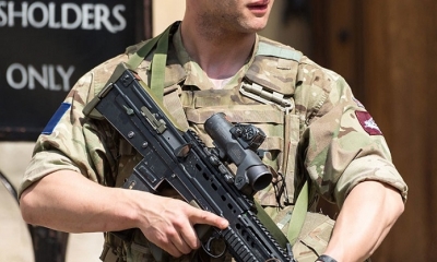 Un soldado del ejército británico. Foto: RT