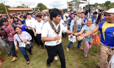 Morales en Pando/Foto. ABI 