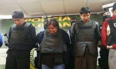Según el informe policial son cinco las personas aprehendidas entre ellas cuatro hombres y una mujer
